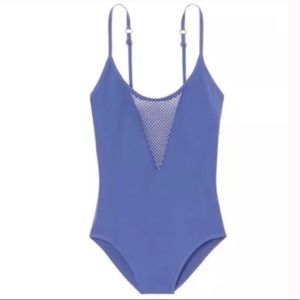 PINK VICTORIA SECRET Mesh Tank top Bodysuit Purple